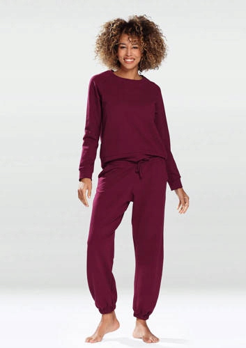 Venezie Dámský teplákový komplet Dkaren – pudrová růžová