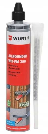 

Wurth kotwa chemiczna do betonu Wit-vm 250 300ml