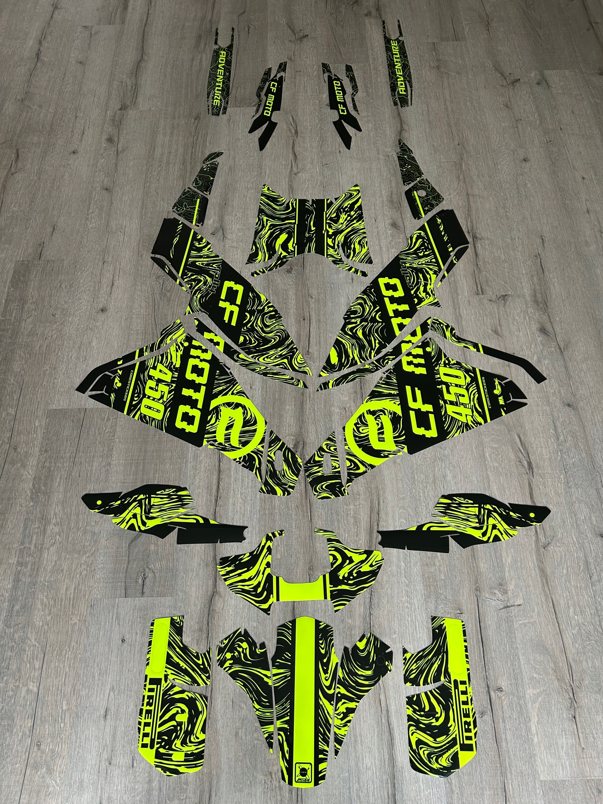 Cfmoto Mt 450 24-26 hrubá, silná dyha Fluo z Italie Cubamoto