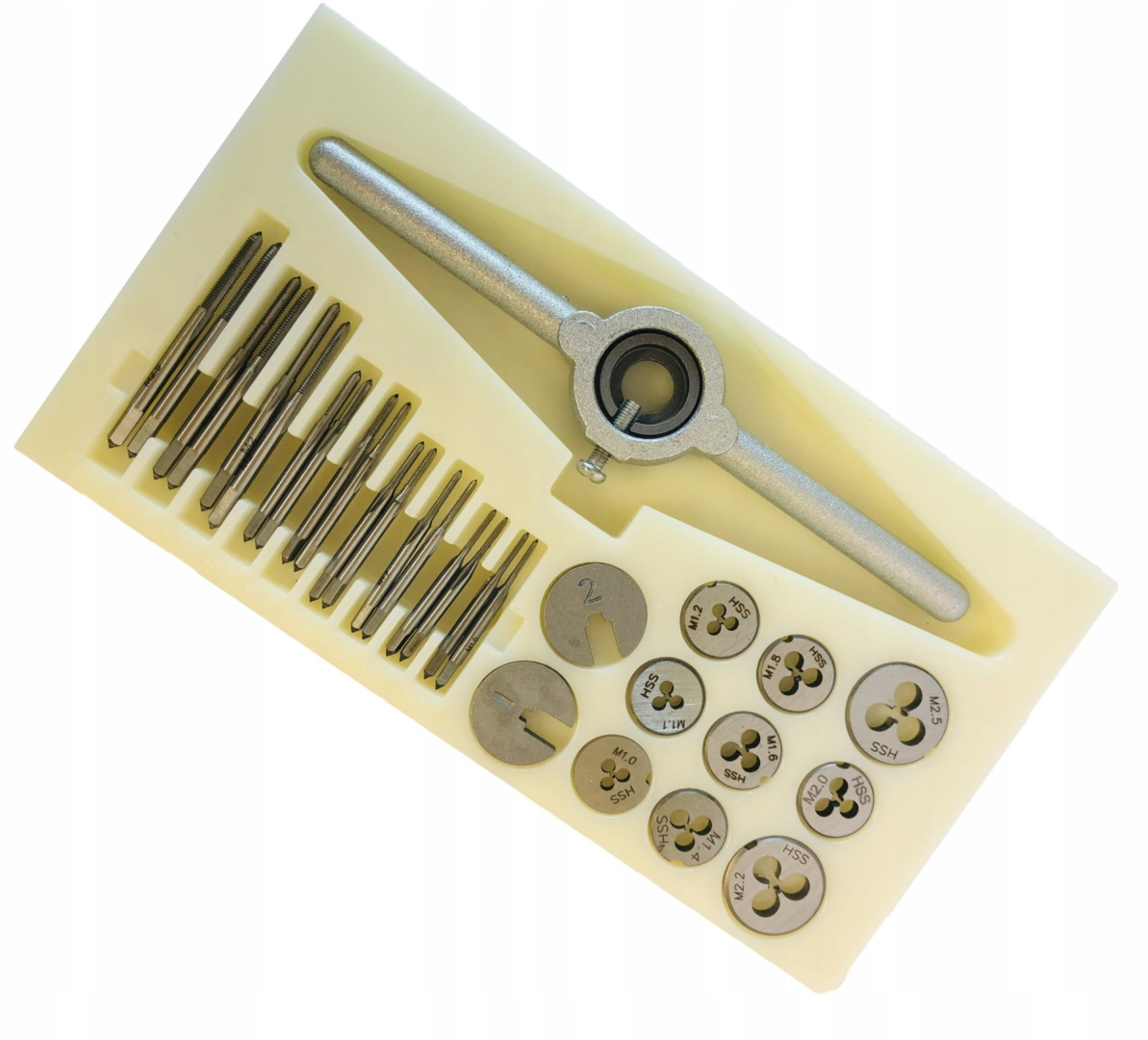 Zestaw do gwintowania gwintowniki narzynki M1-M2,5 Hss CZP-31 Mini Fanar