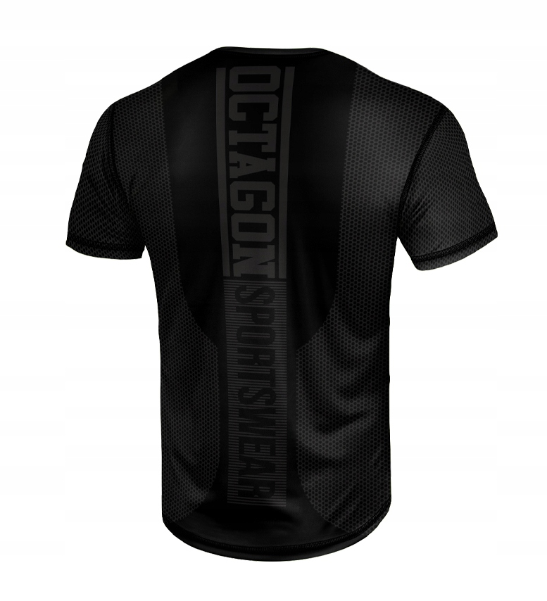 Octagon T-Shirt Koszulka Techniczna Tapes Black XL