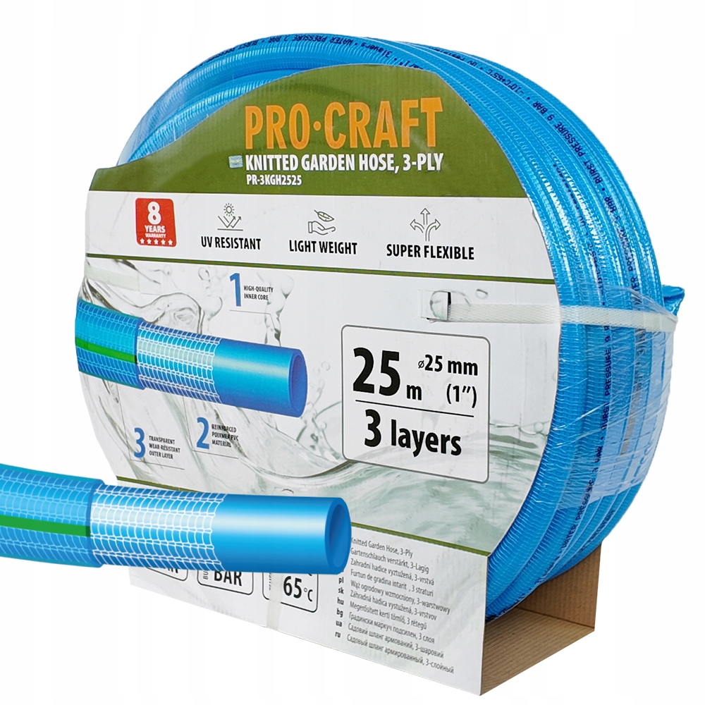 Procraft PR-3KGH2525 3 vrstvy, 1" 25 m
