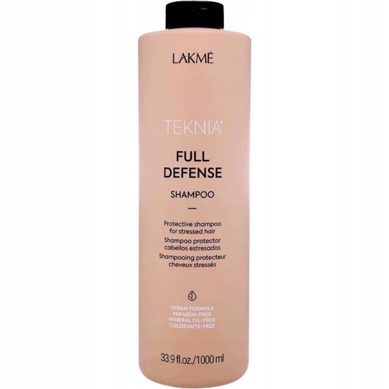 Lakme Teknia Full Defense Shampoo 1000 ml Šampon XXL na vlasy