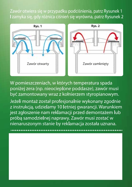 Zawór napowietrzający DURGO DN25, napowietrzacz, 10 lat gwarancji Średnica 25 mm