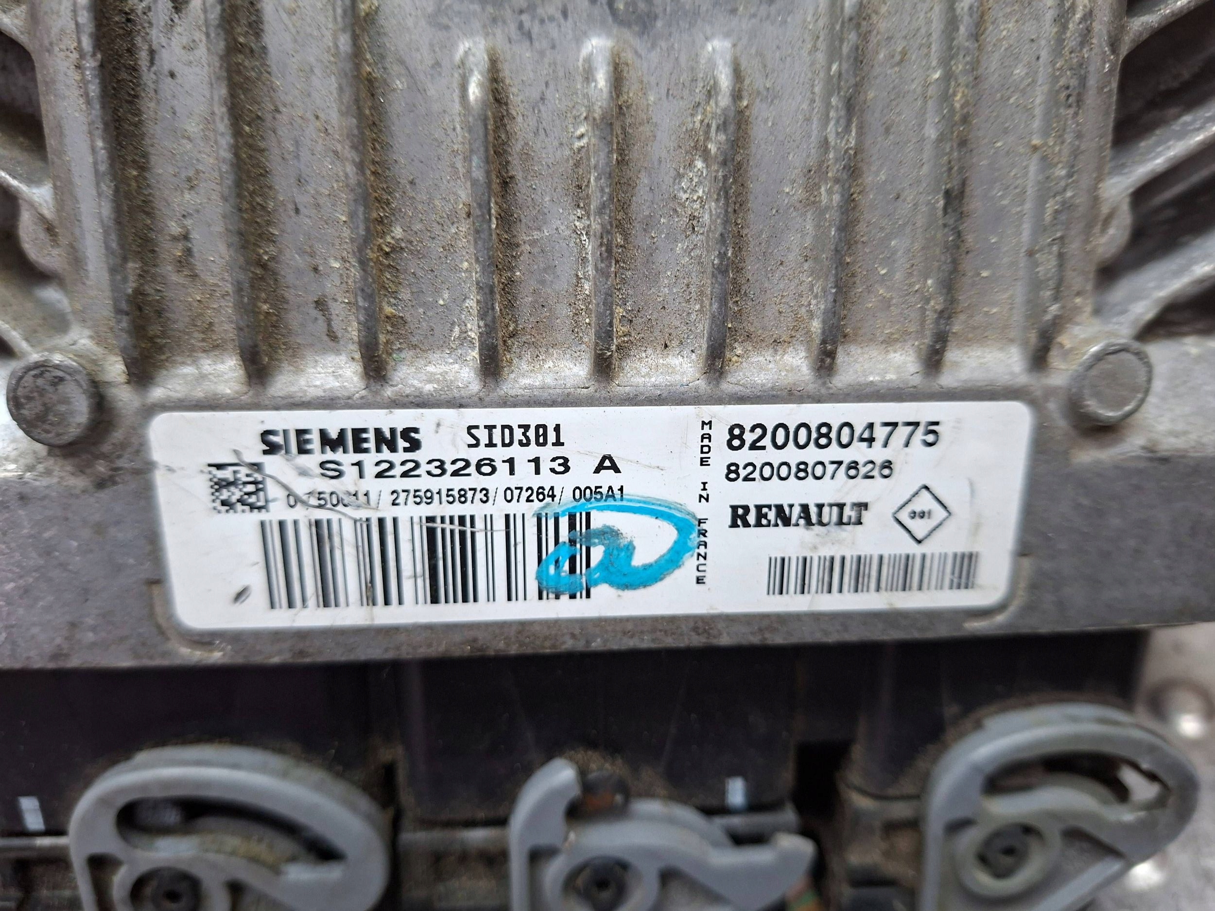 unité de commande électronique uce moteur S122326113A 8200804775 8200807626 Renault 1.5 DCI