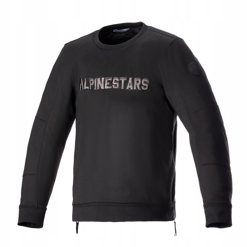 Motocyklová Mikina S Chráničmi Alpinestars Fleece Legit Black/gray M