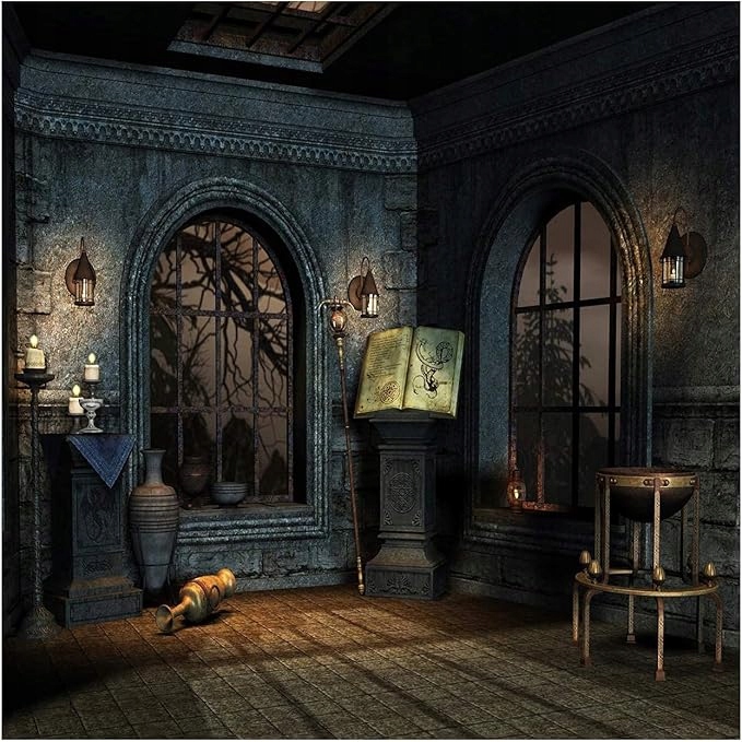 Dekorativní pozadí na Halloween pro fotografování – Děsivá noc