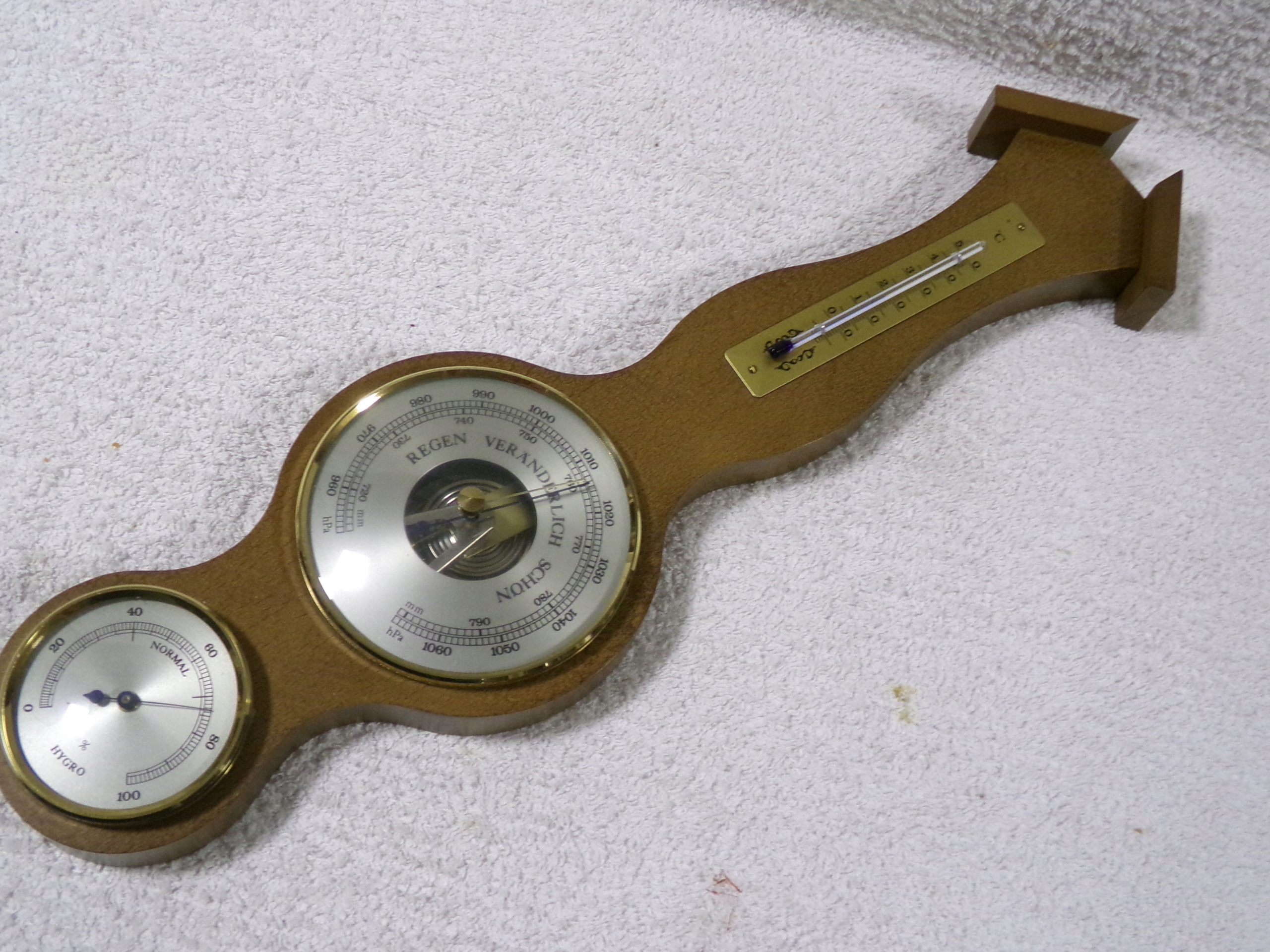 Barometr GDR Stacja pogodowa 44,5 cm