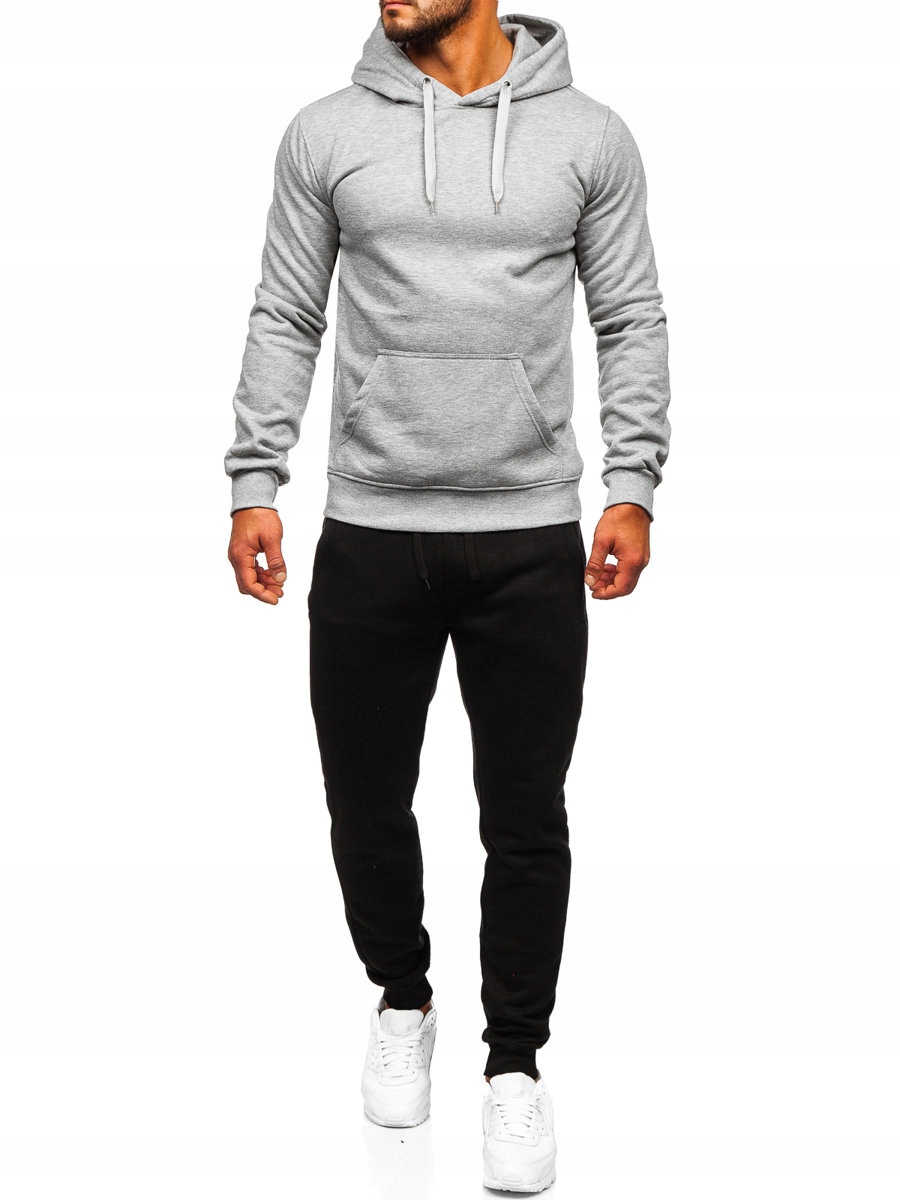 

Komplet Dresowy Męski Dres Szary D002 Denley_l
