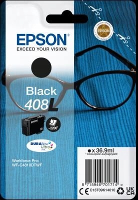 Atrament Epson Black 408L DURABrite Ultra C13T09K14010