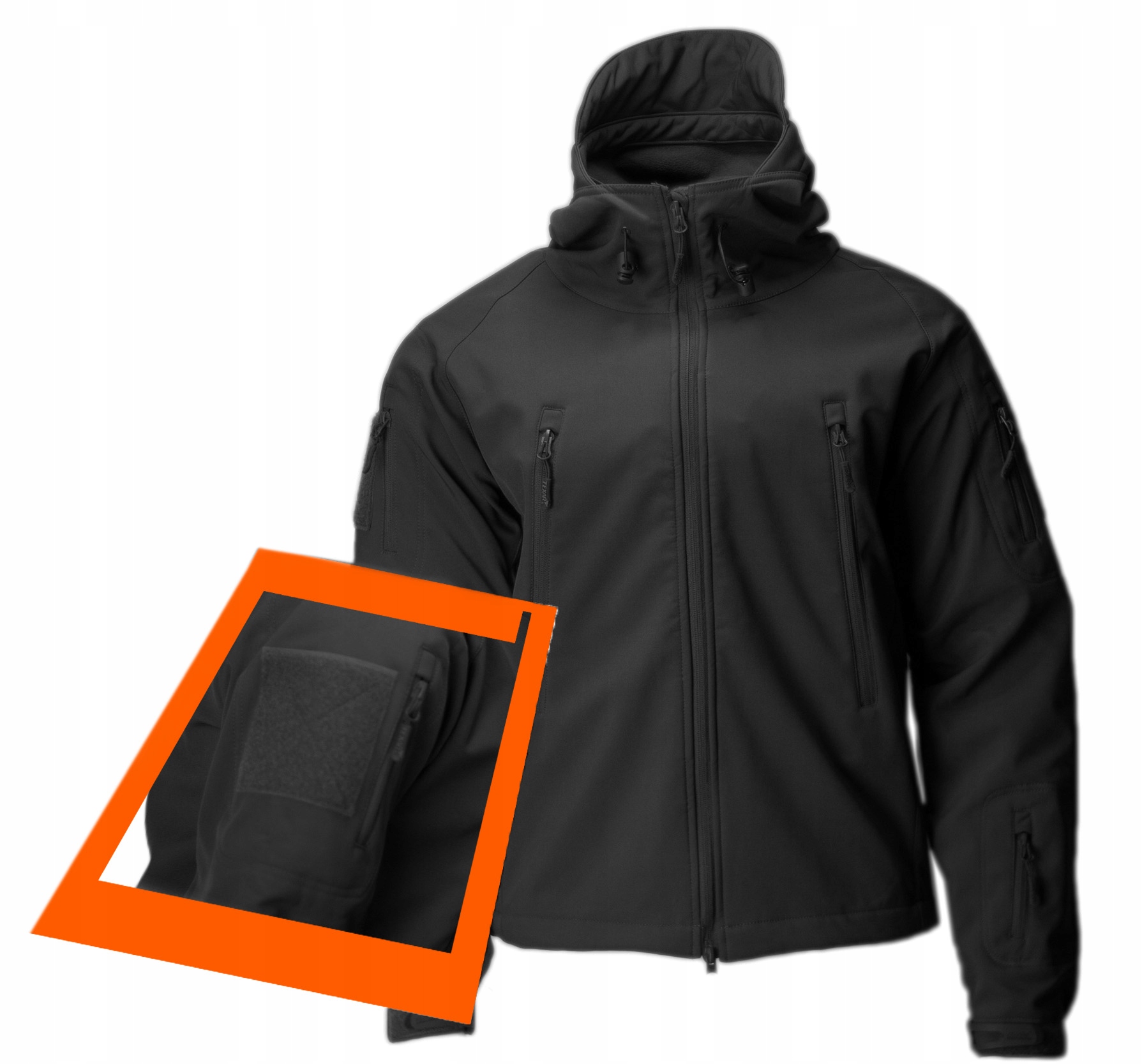 Kurtka Wojskowa Softshell TEXAR Falcon Czarny M Marka Texar