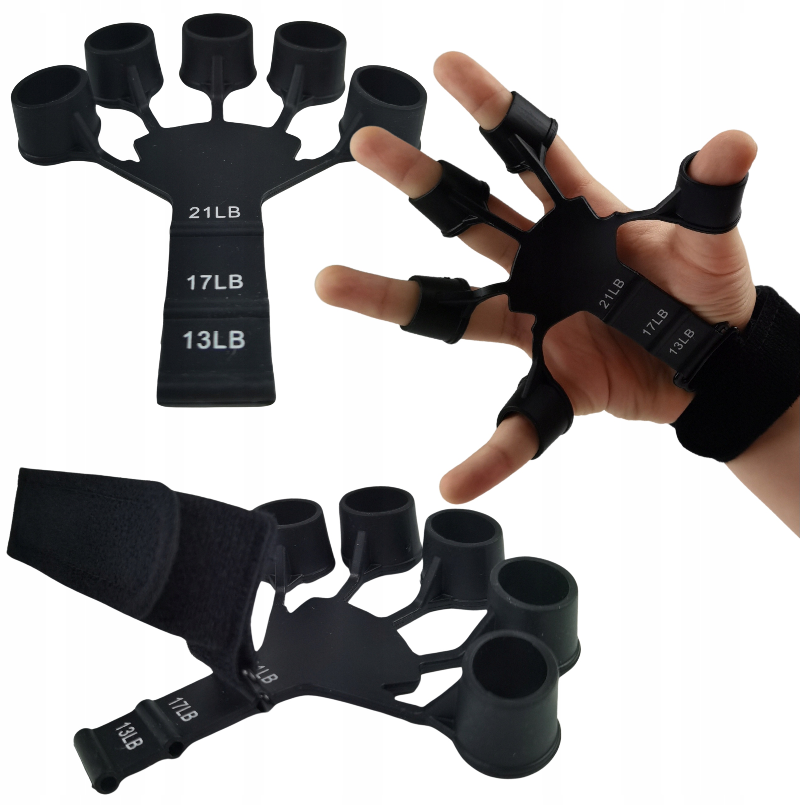 POWERBALL CLASSIC KULA ŻYROSKOPOWA 2x FINGER GRIPPER DO ĆWICZEŃ NADGARSTKA Marka inna