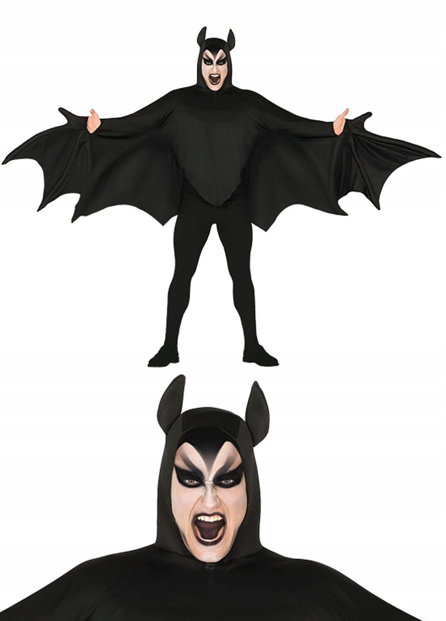 Kostým netopýra na Halloween L