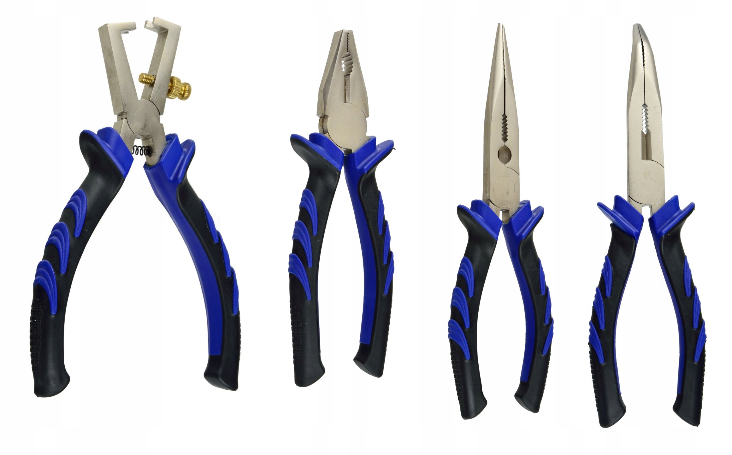 GEKO ПРОФЕСІЙНІ ПЛОСКОГУБЦІ CRV НАБІР 4EL 200 ММ