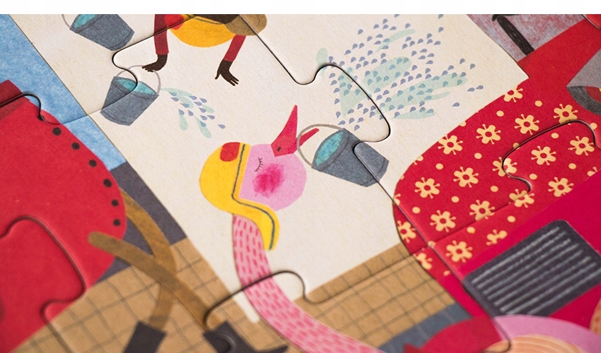 AB49 Puzzle Londji chcę być strażakiem strażak 36 Liczba elementów 36