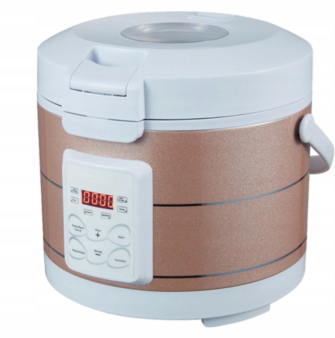 Rýžovar do auta Multicooker turistický 1.6L 12V 24V Tir bus LCD časovač