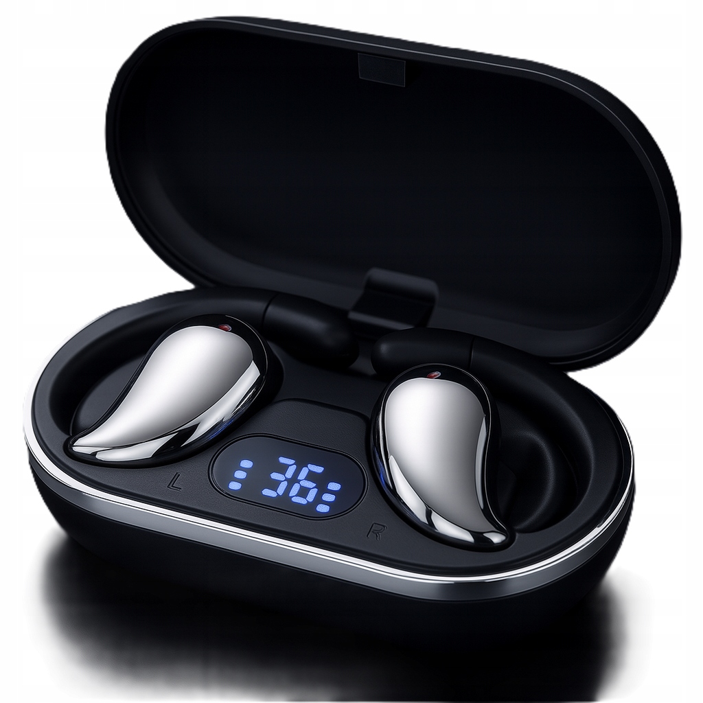 Słuchawki Open-Ear KC-Fits02 Bluetooth 5.4 Dotykowe Usb-c Komfort