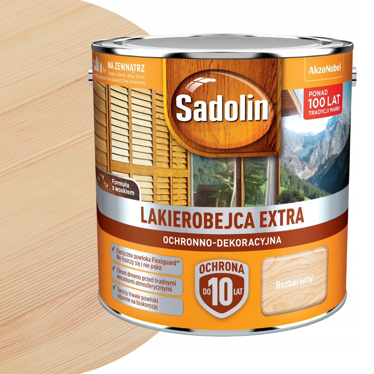 Sadolin Lakierobejca Extra Do Drewna 5L Bezbarwny