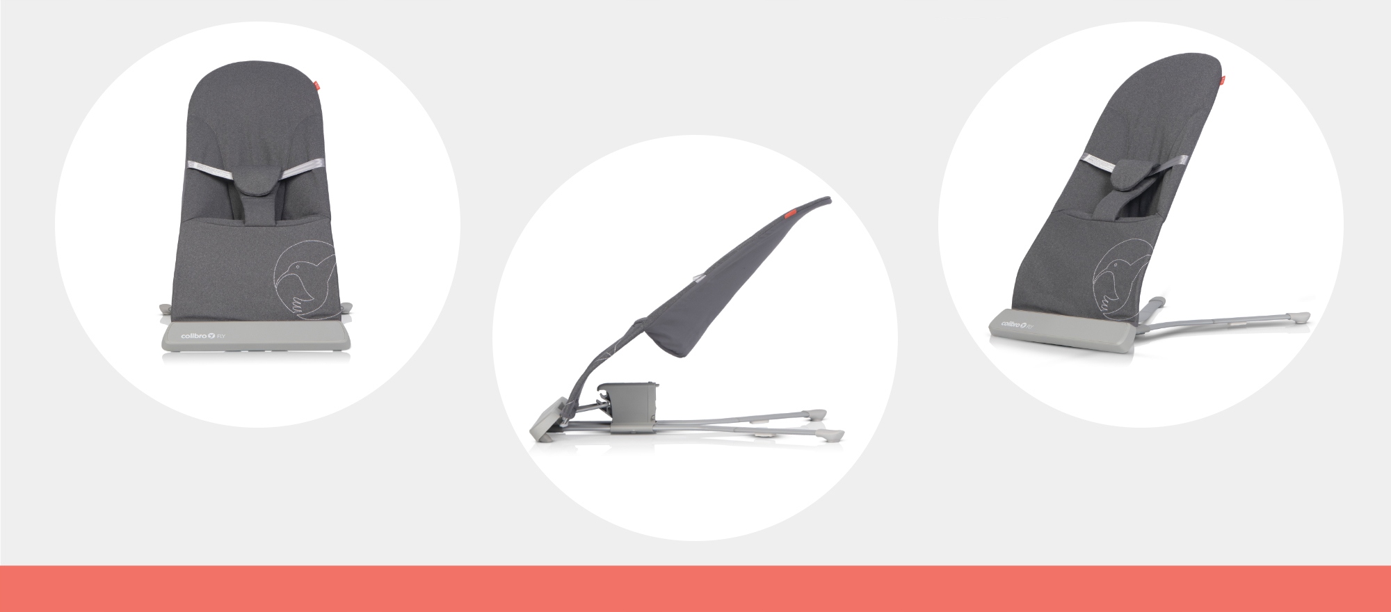 Leżaczek bujaczek dziecięcy Colibro FLY Onyx Cechy dodatkowe system wibracji zasilanie bateriami