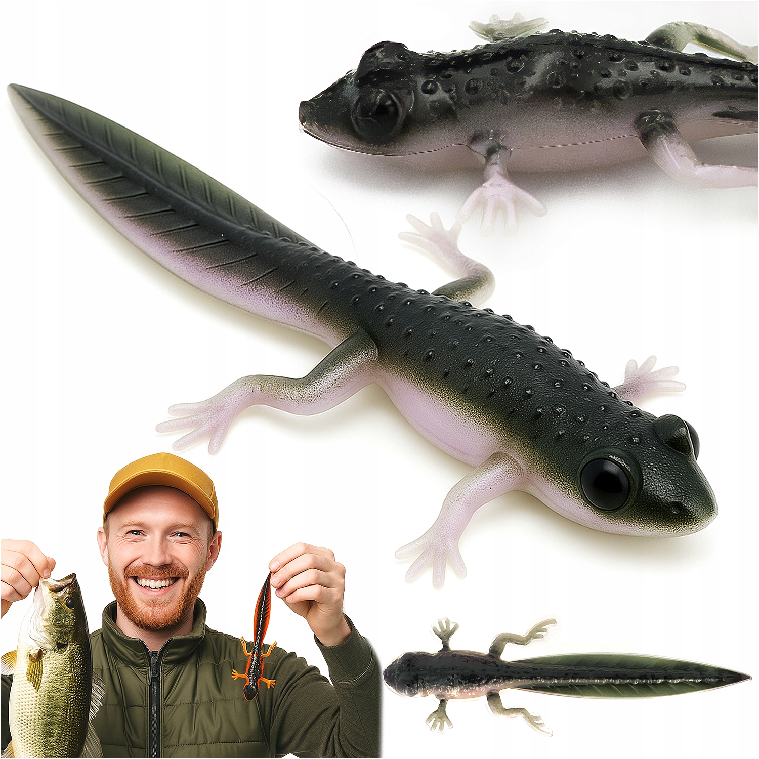 Przynęta Kijanka Frog Tadpole Tail 8,2'' 21cm 35g 120 Violet Shine