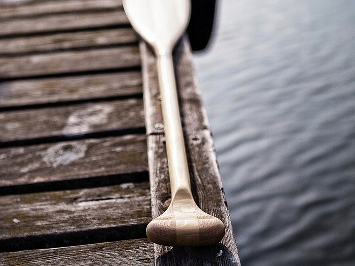 Pagaj drewniany John Paddle - 140cm Materiał wioseł drewno