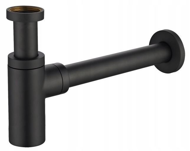 

Syfon umywalkowy ozdobny Omnires A186 Bl czarny