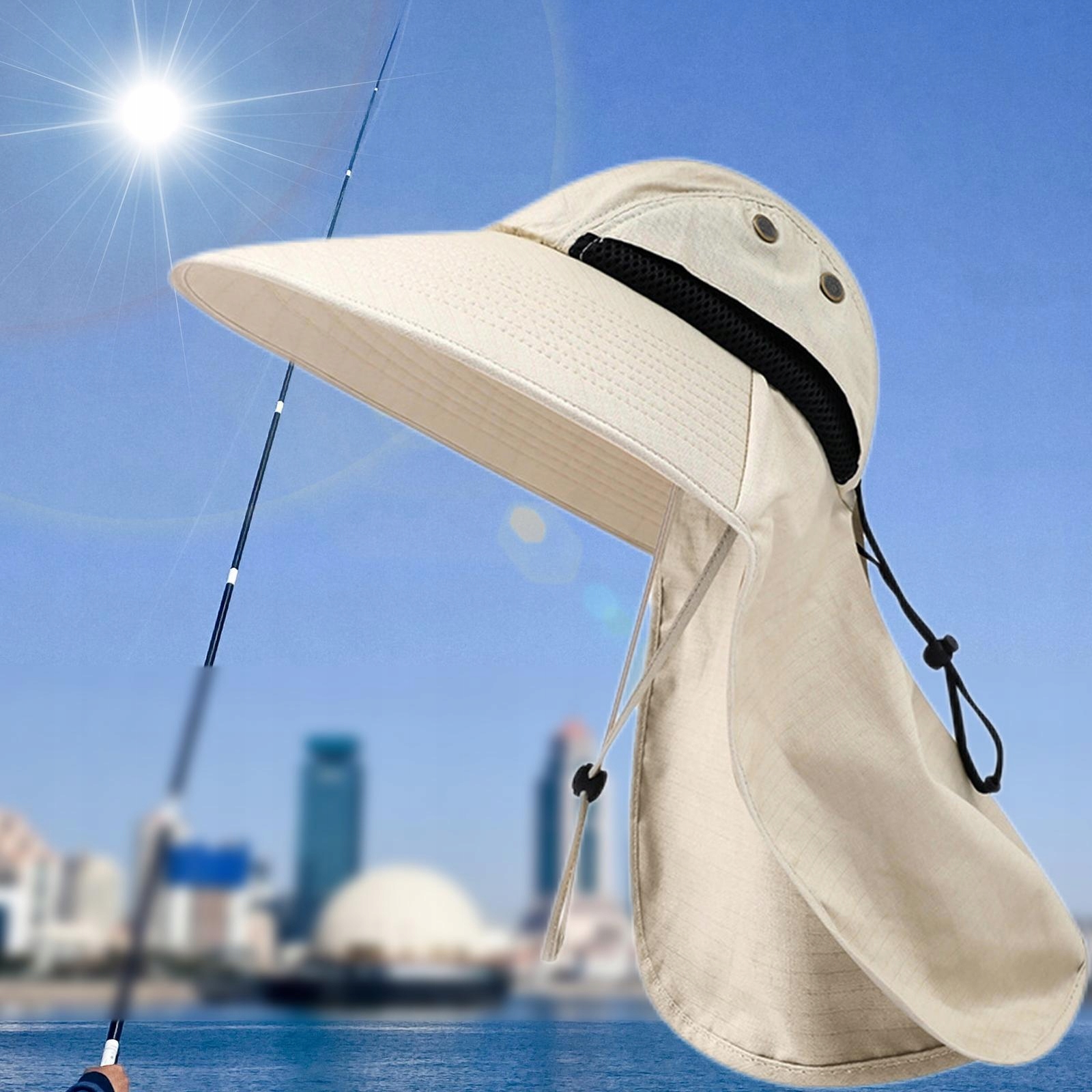 Wide H wi Neck Flap Cover Windproof Drying Caps Kod producenta Guiping-71039135