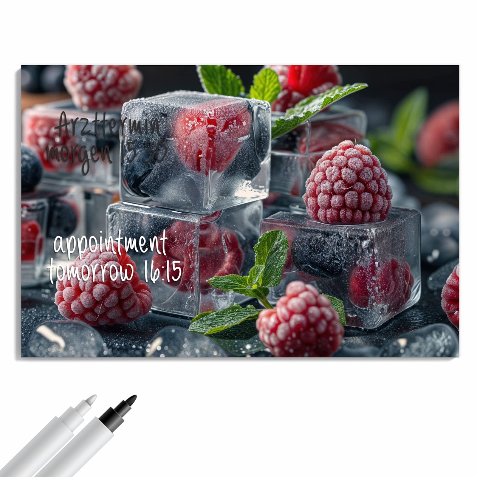 Magnetická tabule Bobule Kostky ledu 60 × 40 cm
