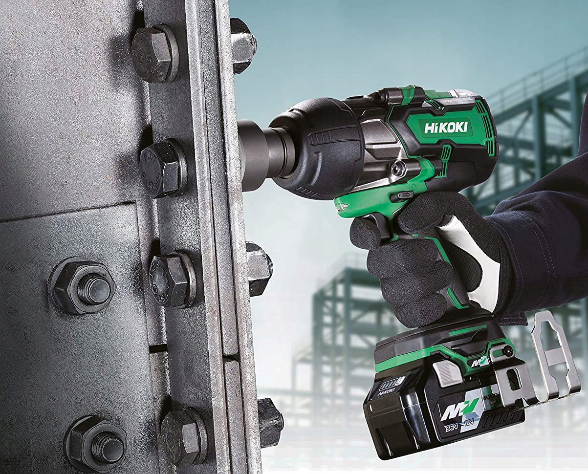 Akumulatorowy Klucz Udarowy 3/4" 36V IP56 HiKoki Zestaw Prędkość obrotowa 1500 obr./min