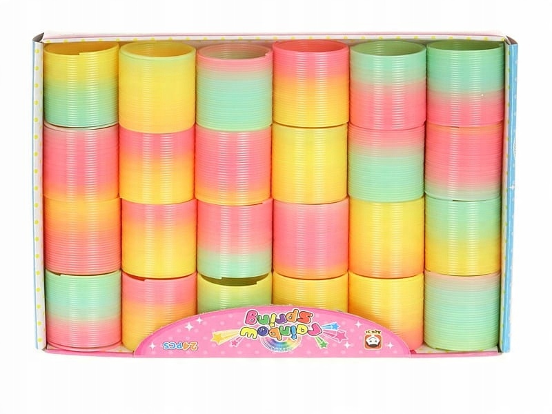 

Sprężyna Tęczowa Magiczna zestaw 24 szt 2s