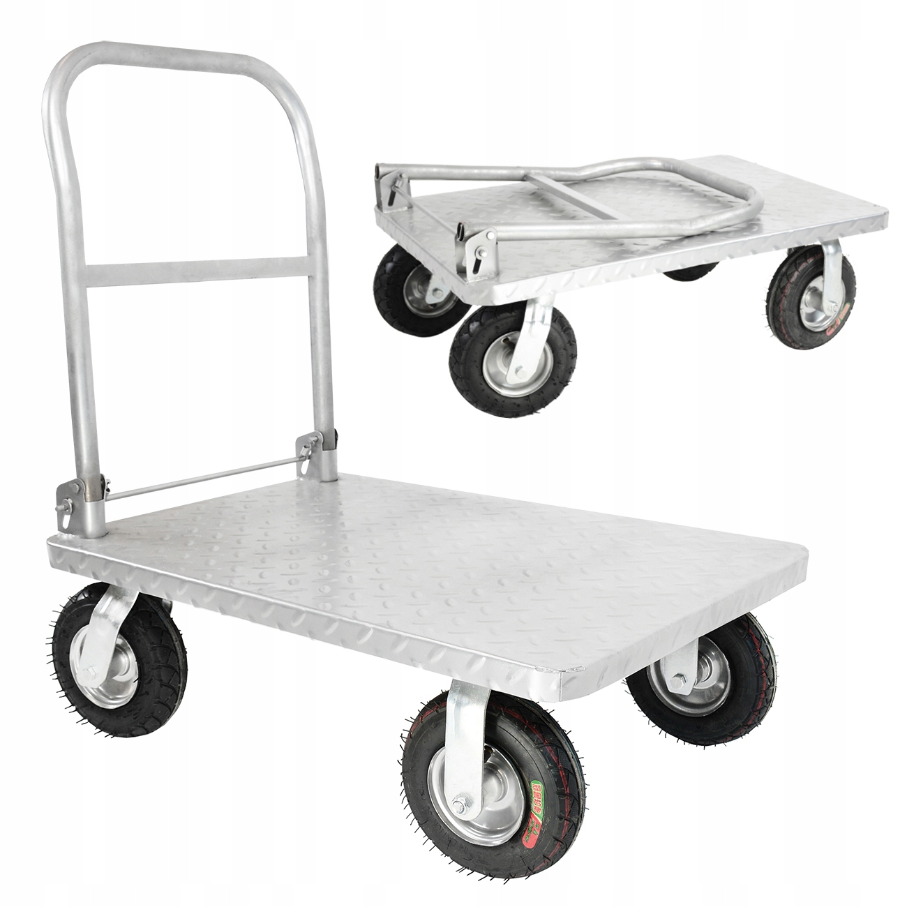 Wózek platformowy transportowy magazynowy Monster 500 kg by HIGHER — 16