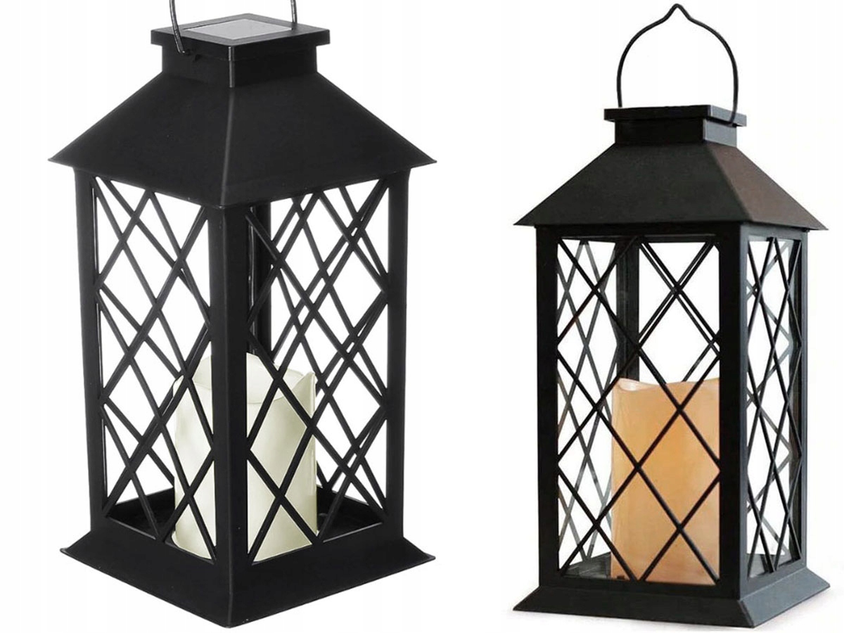 

Lampa solarna Latarenka z świeczką dekoracja P-630