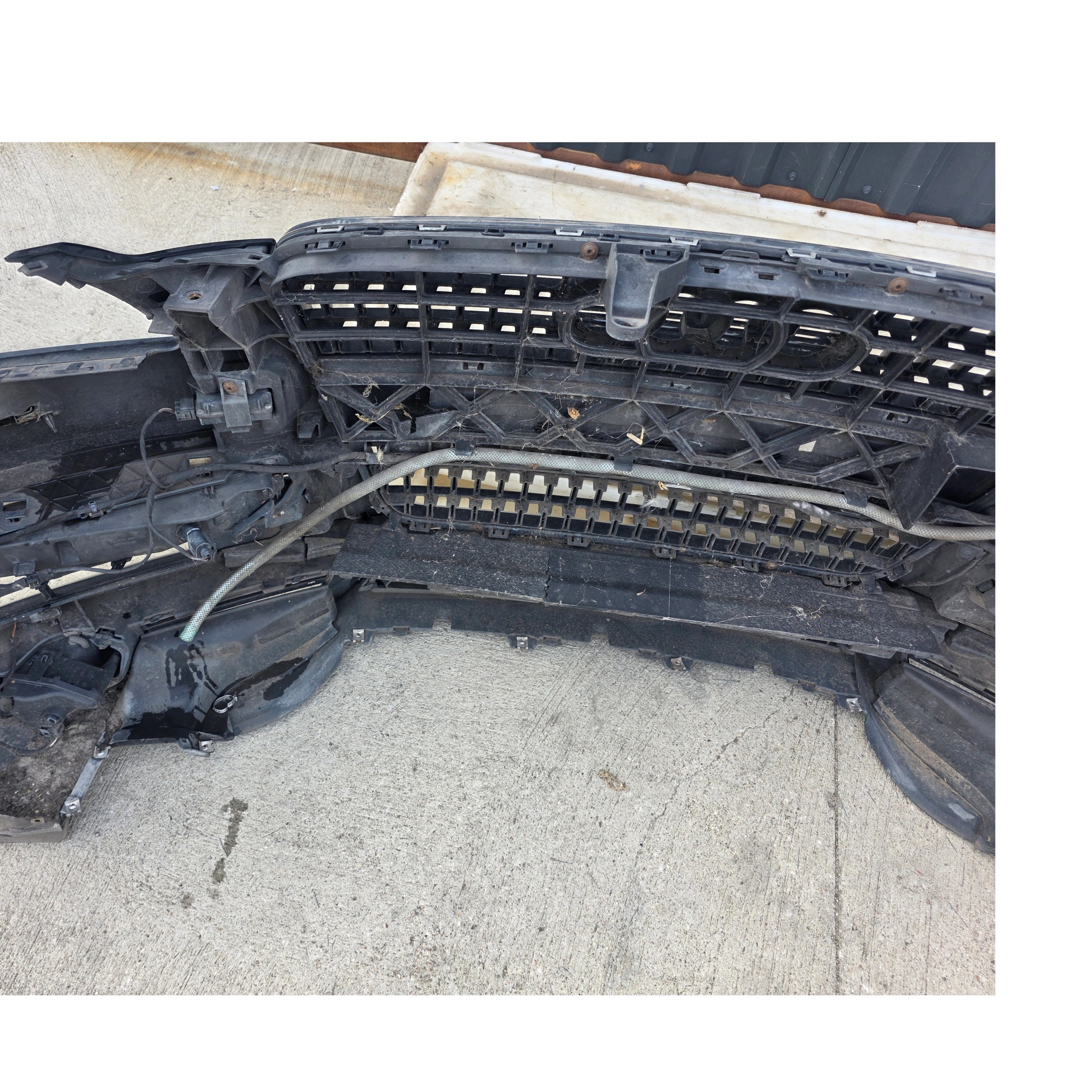 bumper front AUDI Q7 4L S LINE washers PDC complete original LZ9Y !!!