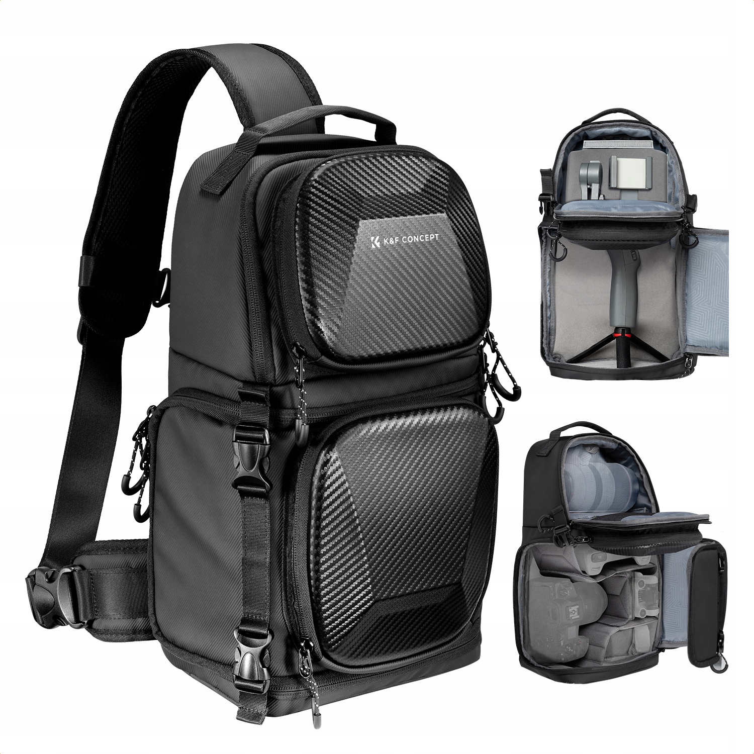Batoh Foto 10L Sling Crossbody K&f pro fotoaparát Dslr kamery