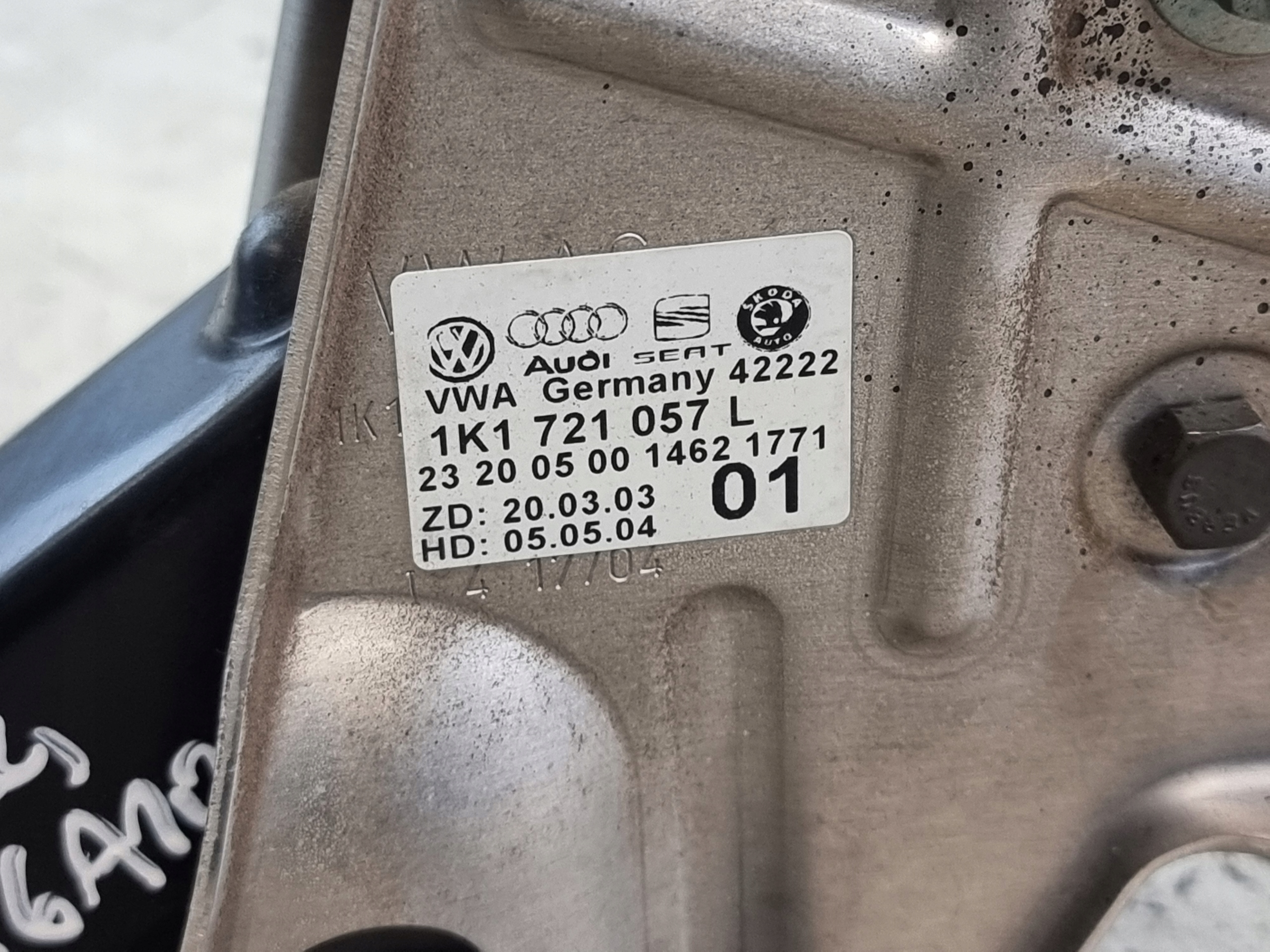 PEDAL Bremse OE 1K1721057L AUDI A3 8P 04r