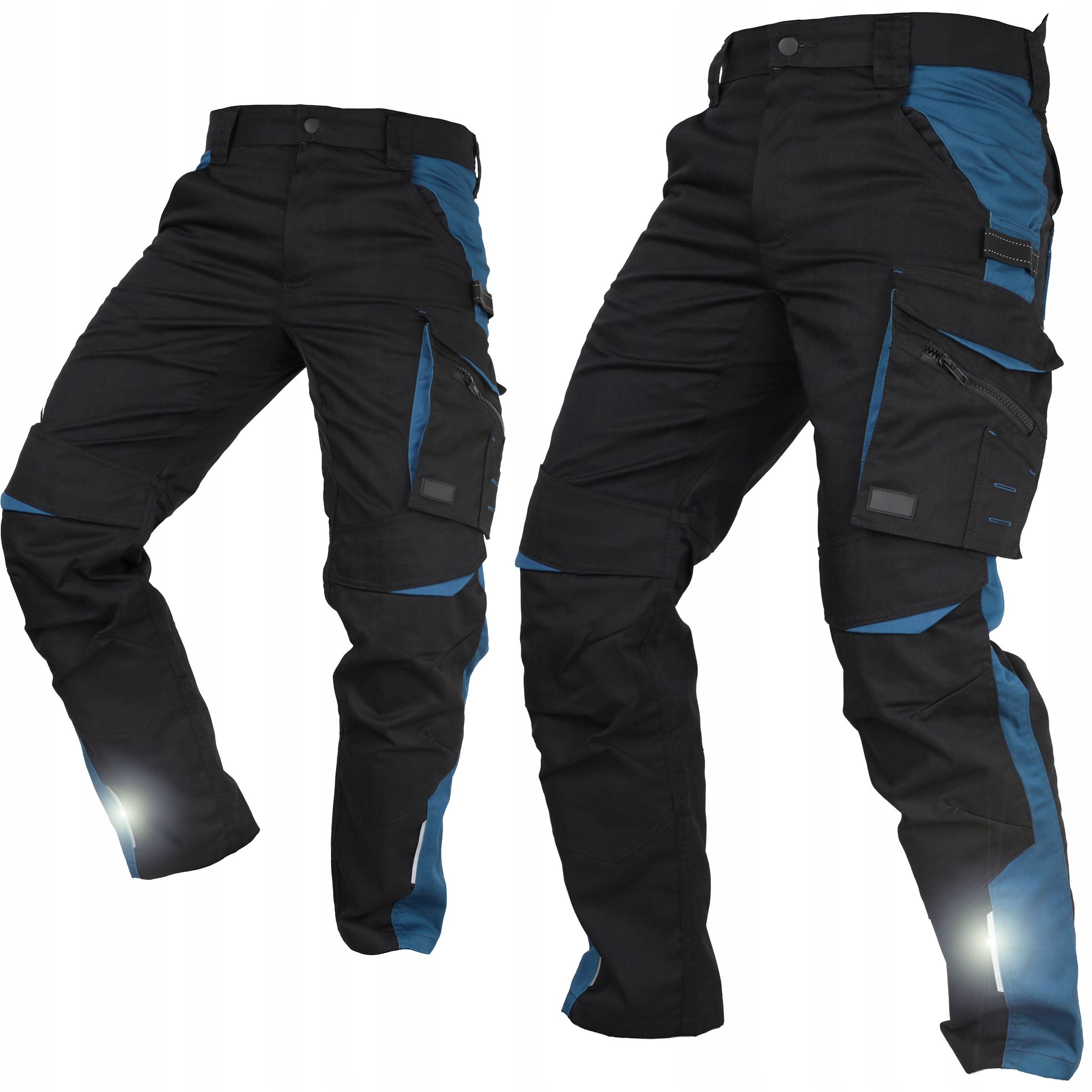 Spodnie robocze męskie do pasa Mocne Elastyczne ochronne Idealne Do Pracy