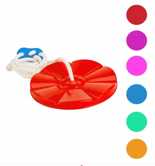 HUŚTAWKA KWIATEK OKRĄGŁA DESKA 75Kg 6 KOLORÓW PRODUKT POLSKI EAN (GTIN) 5906660409076