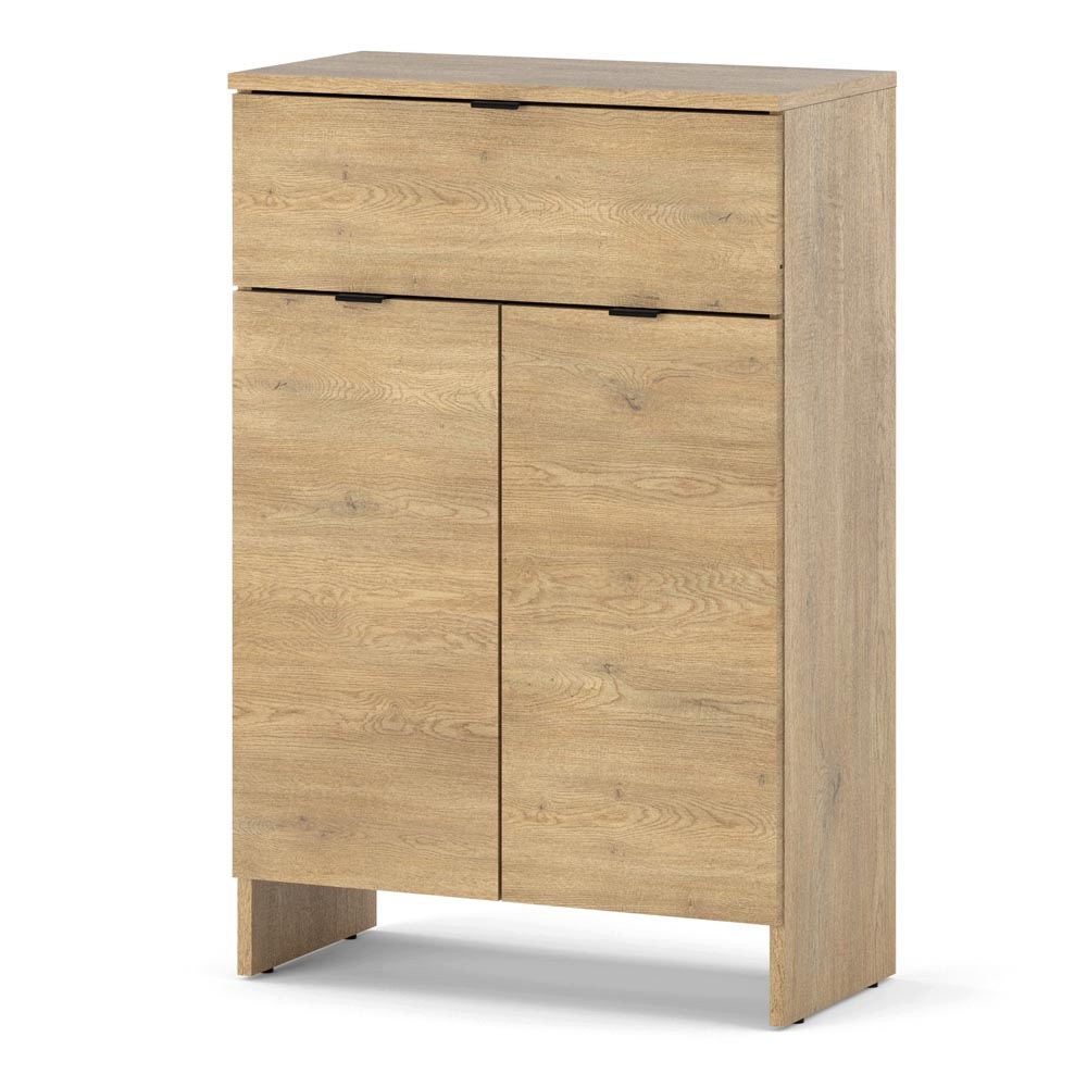 Komoda S Zásuvkou 60 CM, 2 Dvere, Dub Cremona, Priestranná Skrinka Do Obývacej Izby, Spálne