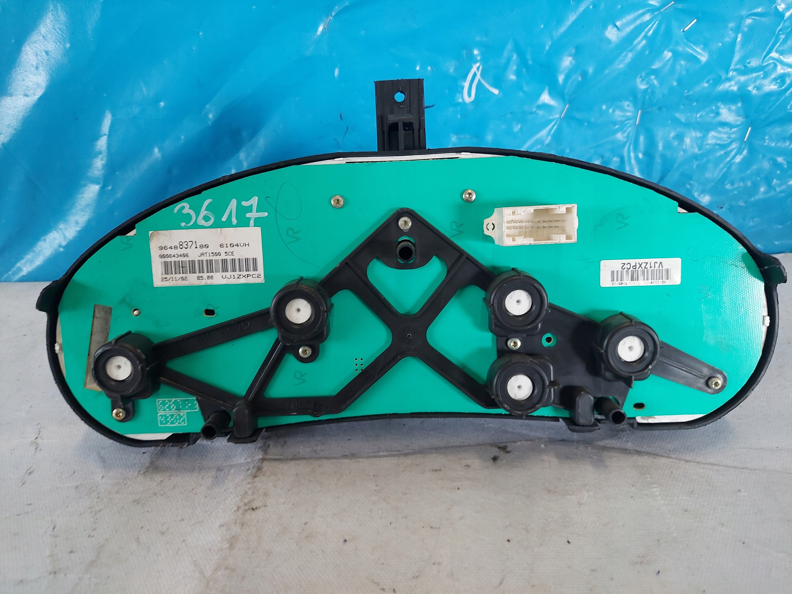dials clock PEUGEOT 206 GTI 2.0 16V 9648837180