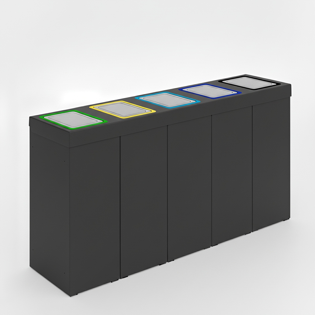 Odpadkový koš Deneb Levanto Pro antracit