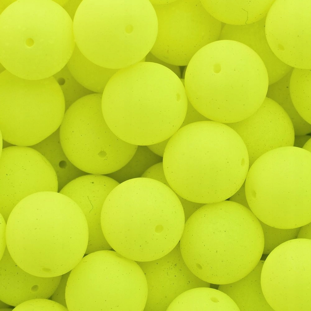 Estrela Mačkané korálky Estrela Neon 10mm žluté 180 ks