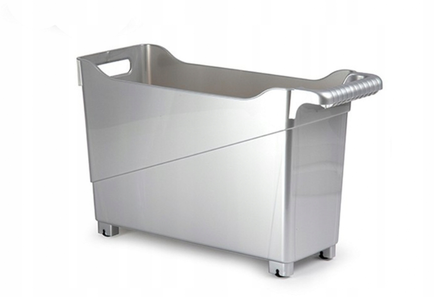 

Organizer na kółkach Plastic Forte srebrny