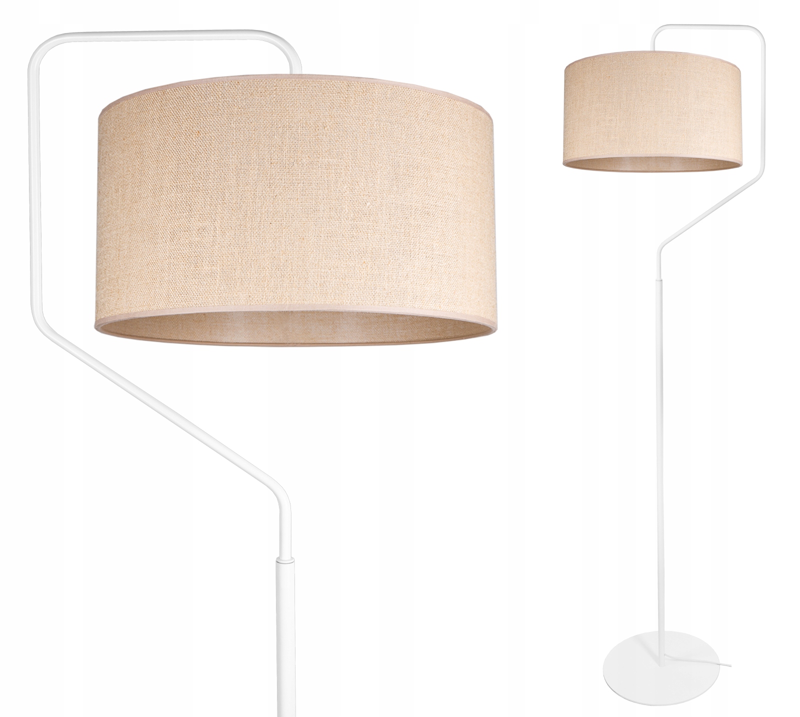 

Nowoczesna Lampa Stojąca Podłogowa Abażur Boho Led