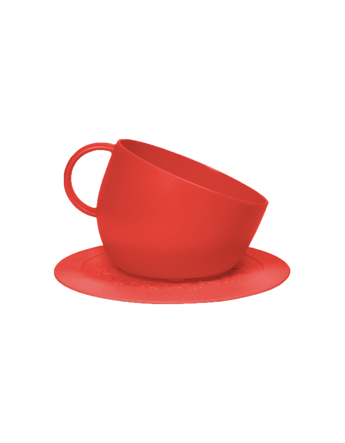 United Pets – Miska pro psa Cup, 2500 ml – červená, tvar šálku