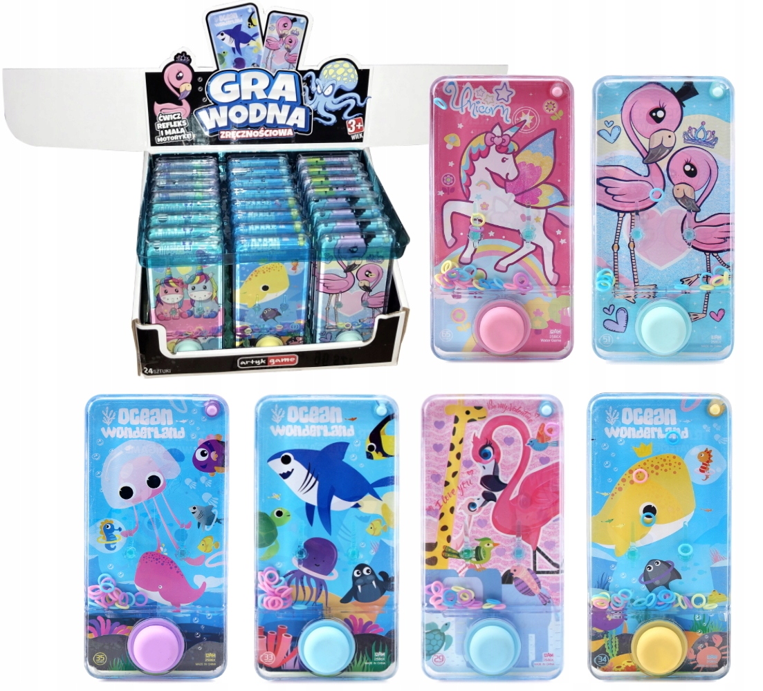 ZRĘCZNOŚCIOWA GRA WODNA TELEFON SMARTFON WZORY Wysokość produktu 13.4 cm