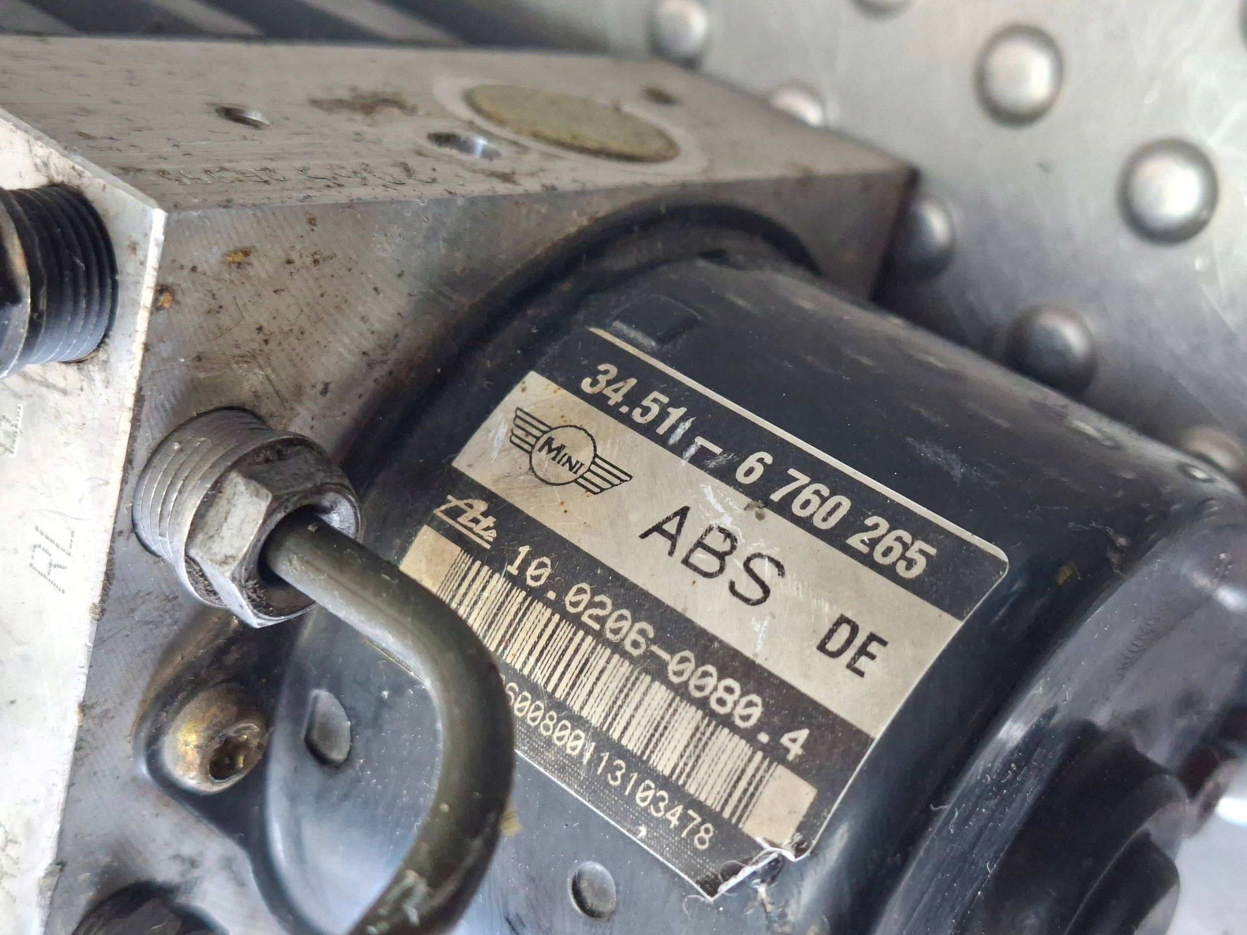 pump control unit ABS MINI COOPER R50 R52 R53 6760266 6760265