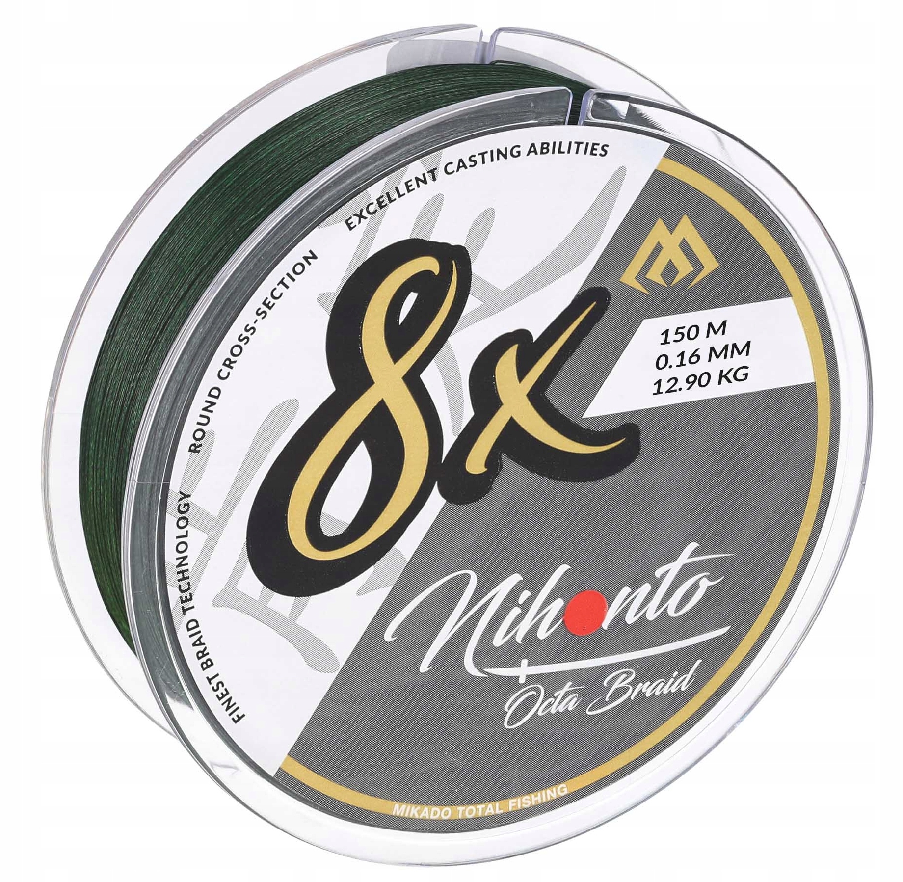 PLECIONKA MIKADO NIHONTO OCTA BRAID 0,23mm 150m GREEN Rodzaj plecionki