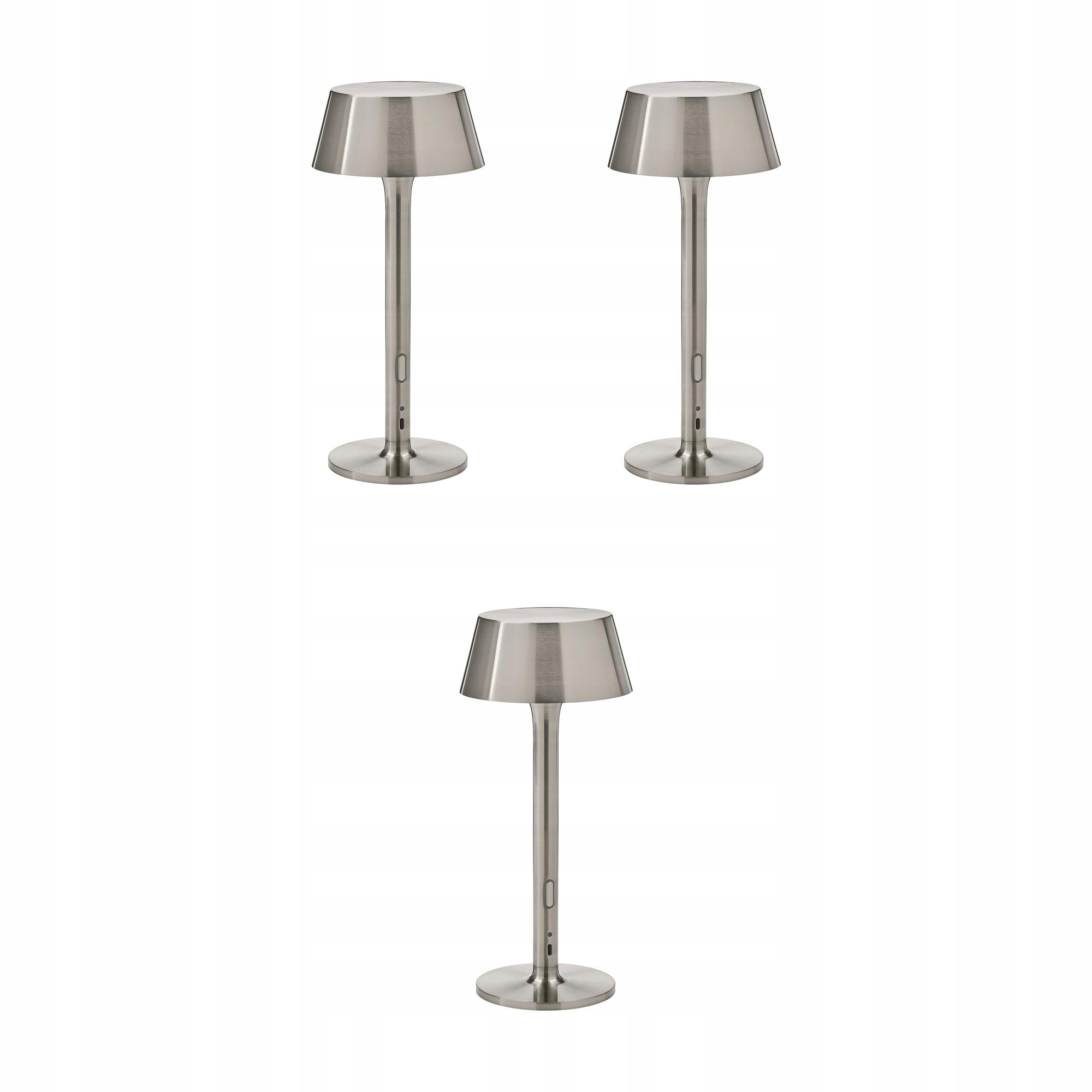 3 szt. Przenośna lampa 29 cm z przyciemnianiem na baterie