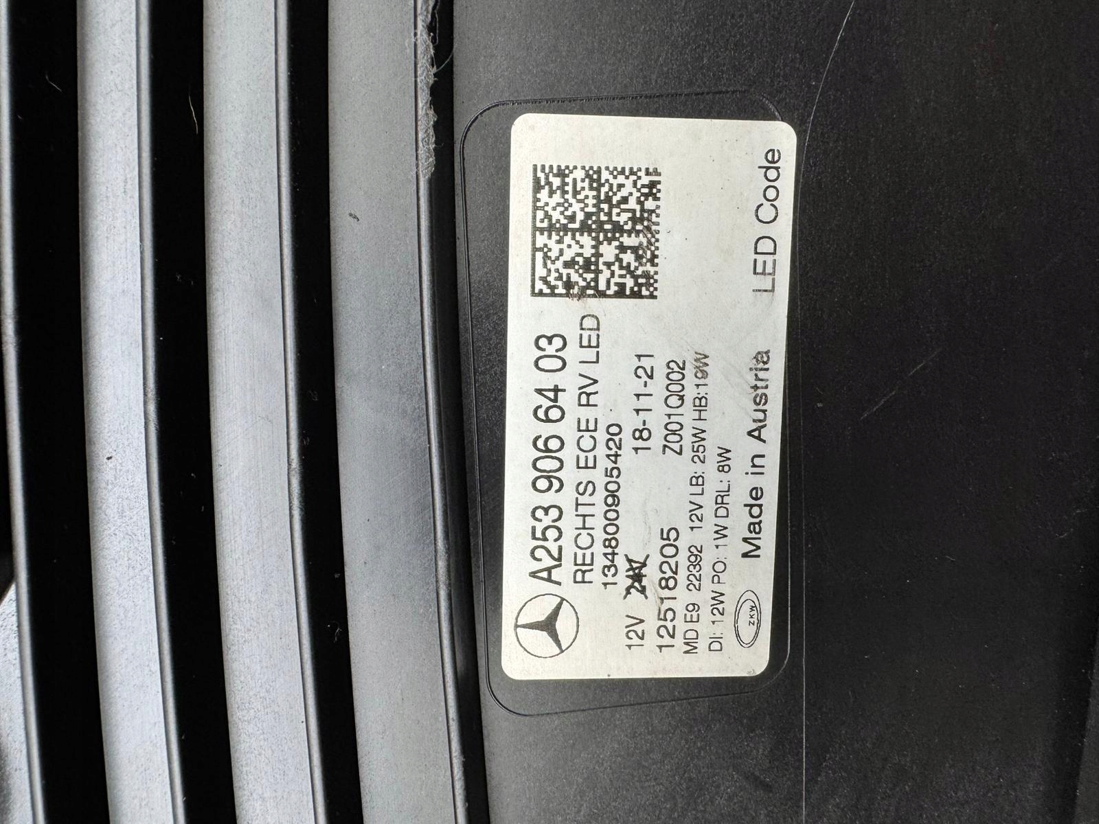 light right Mercedes GLC LIFT High Performance LED 2022