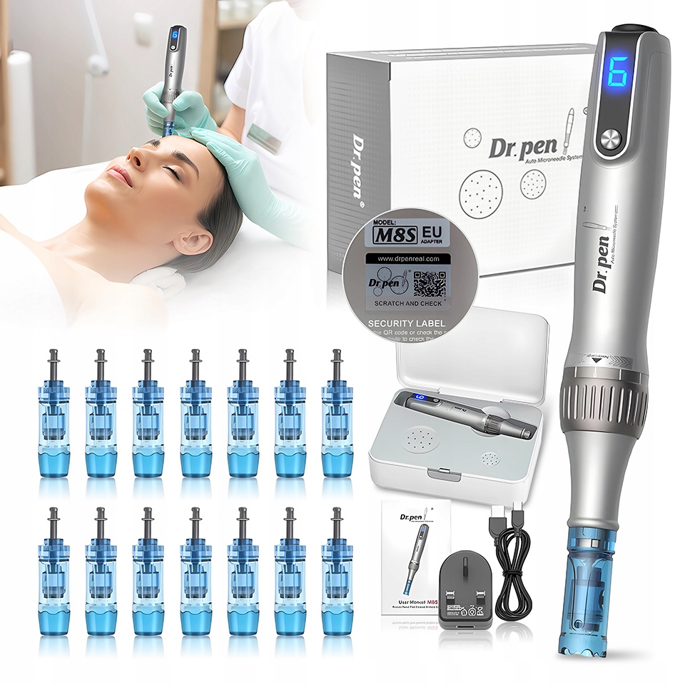Dr Pen Dermapen M8S, Dermapen pro Mezoterapii 14 kartuší Návod k použití Pl